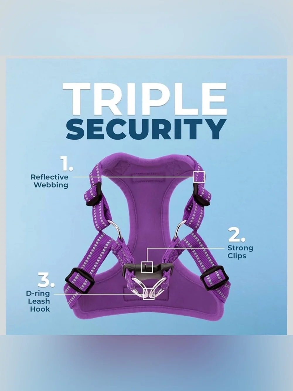 Voyager Adjustable Step-in Flex Breathable Mesh Dog Harness Small